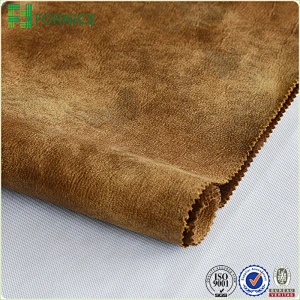Suede printed bronzing upholstery sofa fabric