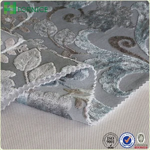 Weft knitted jacquard printed furniture sofa fabric
