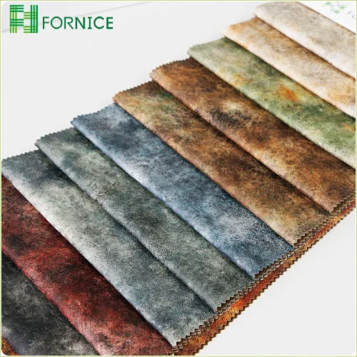 Imitation cotton velvet embossed bronzing upholstery sofa fabric