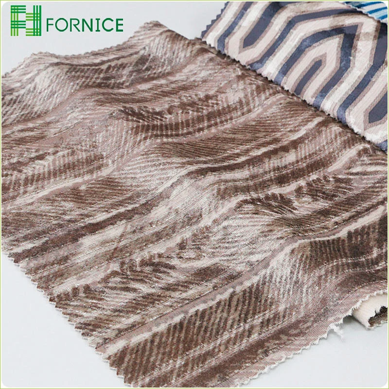 High-quality 100% polyester weft knitted jacquard upholstery sofa fabric