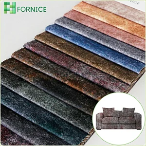 High-quality 100% polyester warp knitted holland velvet printed embossed upholstery sofa fabric