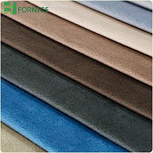 High-quality 2020 new designs 100% polyester warp knitted micro velvet burnout upholstery sofa fabric