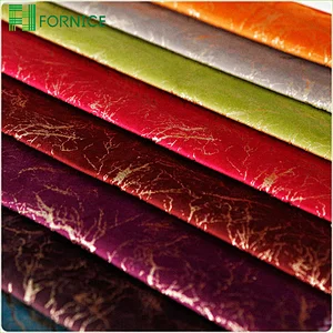 High-quality 100% polyester warp knitted holland velvet bronzing upholstery sofa fabric