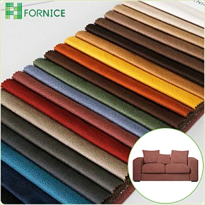 High-quality 2020 new designs 100% polyester warp knitted suede bronzing upholstery sofa fabric