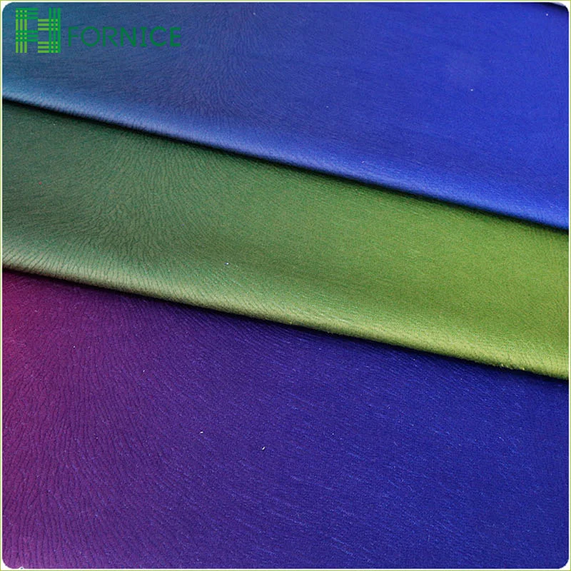 High-quality 100% polyester warp knitted micro velvet gradient burnout upholstery sofa fabric