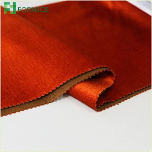 High-quality 100% polyester warp knitted holland velvet printed embossed upholstery sofa fabric