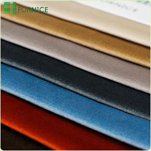 High-quality 100% polyester warp knitted holland velvet printed embossed upholstery sofa fabric