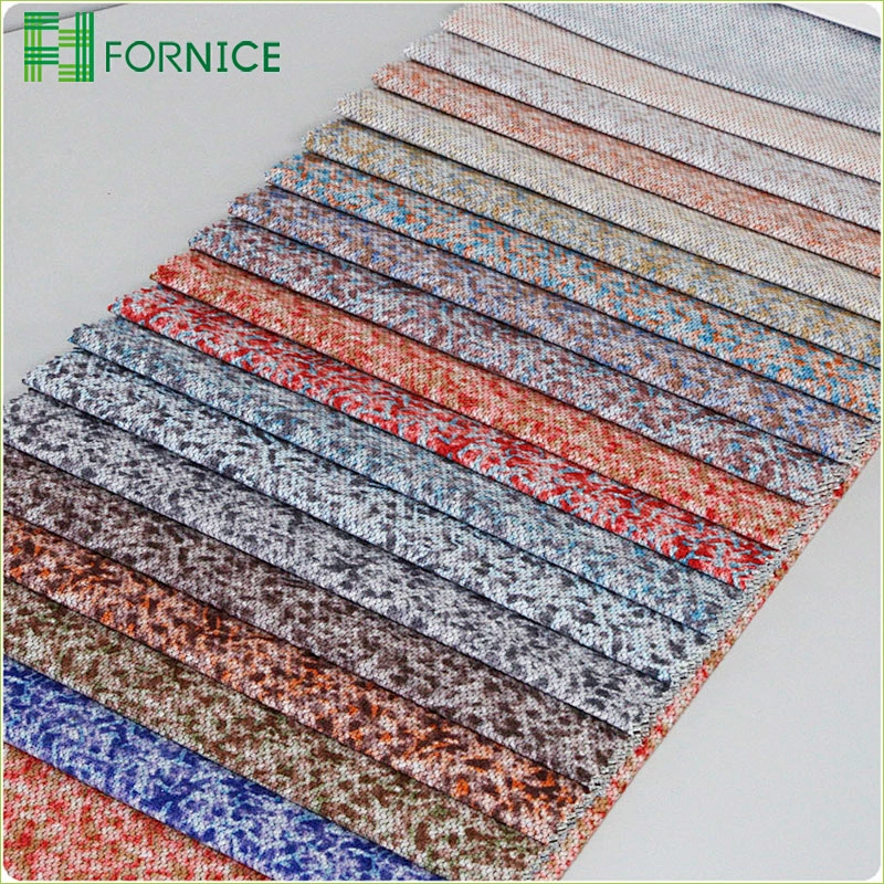 High-quality 100% polyester warp knitted micro velvet burnout printed furniture sofa fabric