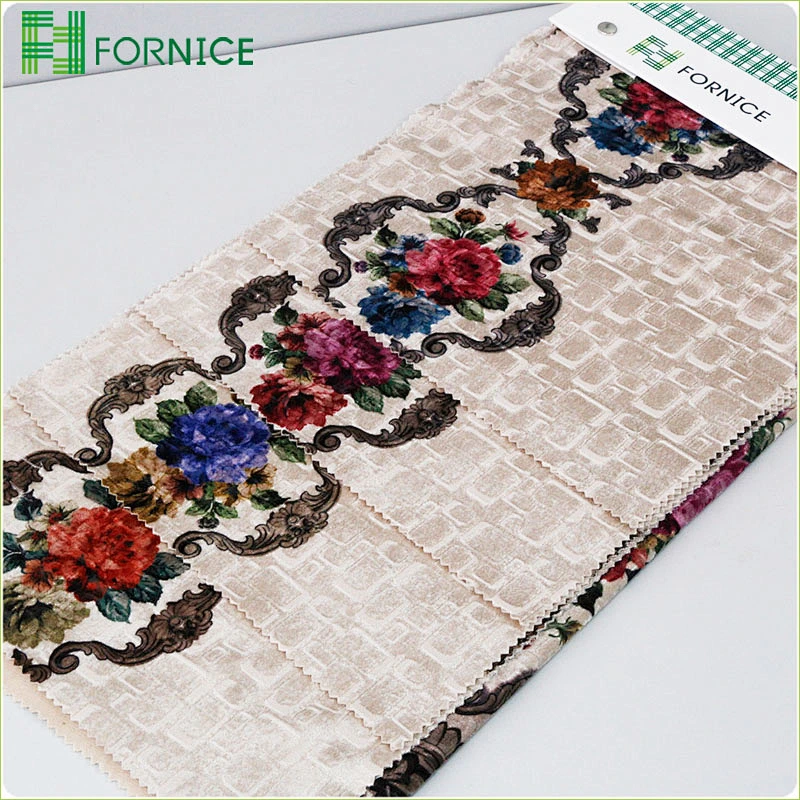 High-quality 100% polyester weft knitted jacquard upholstery sofa fabric