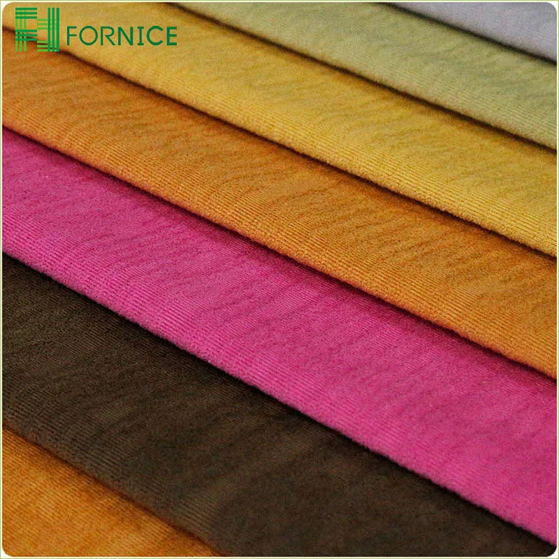 High-quality 2020 new designs 100% polyester warp knitted holland velvet brushed dyed upholstery sofa fabric