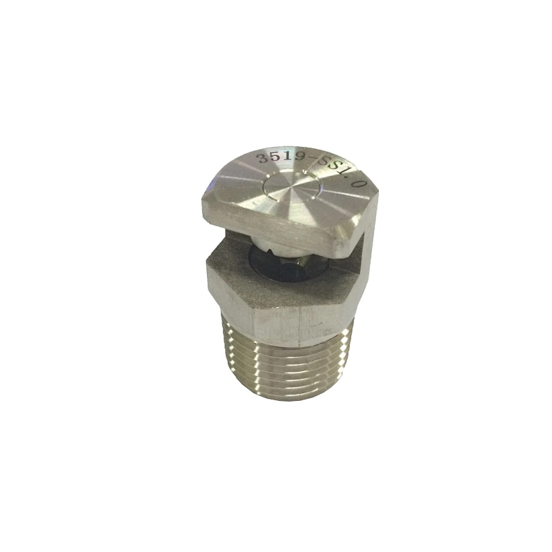 3519 (Taper thread type, flat spray and solid stream patterns)