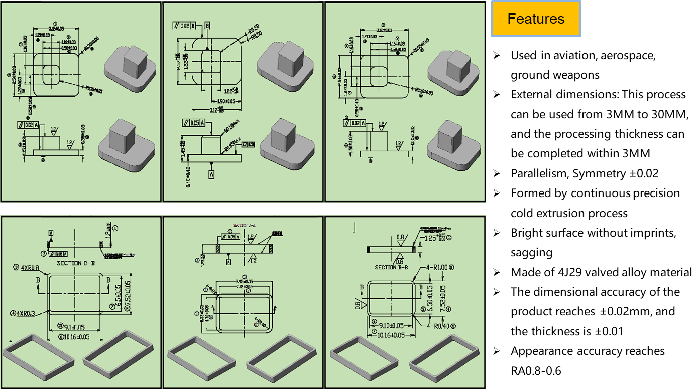 Shells of SMD series