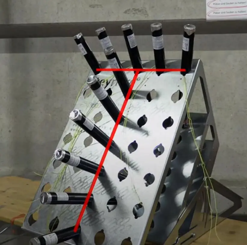 Fireworks display racks Square fireworks rack Fireworks 2 inch rack ...