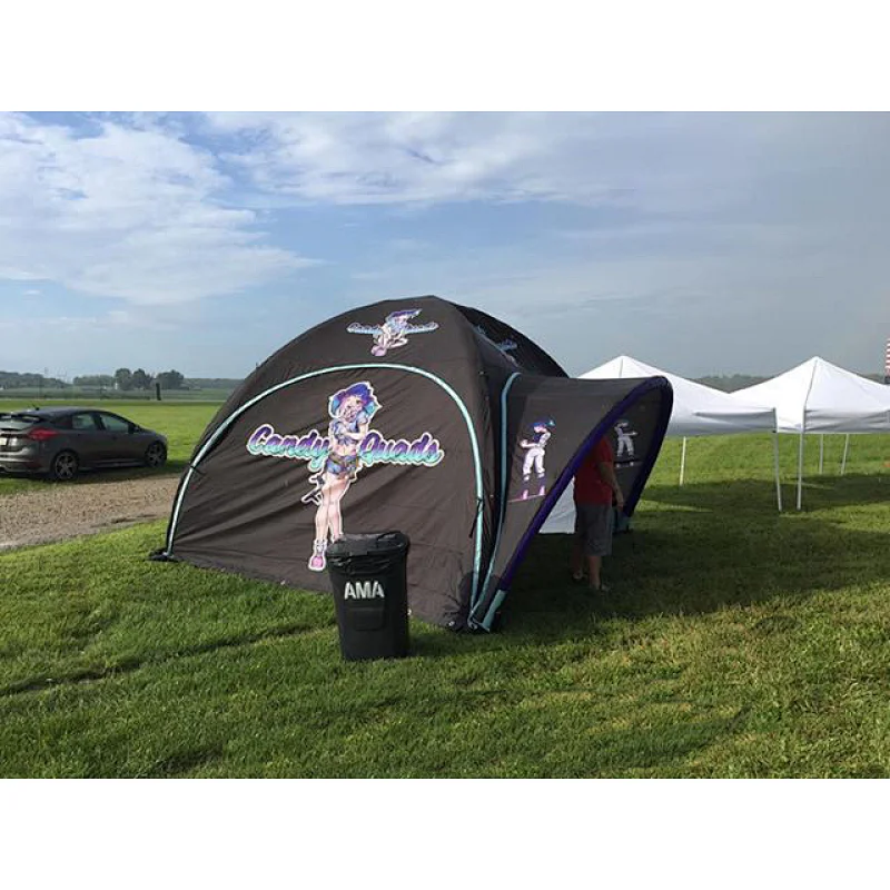 China cheaper high quality advertising promotion trade show booth spider dome xgloo event inflatable tent