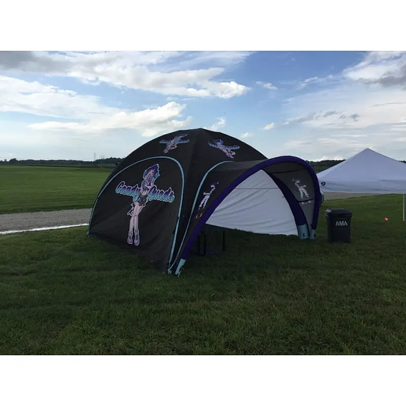 China cheaper high quality advertising promotion trade show booth spider dome xgloo event inflatable tent
