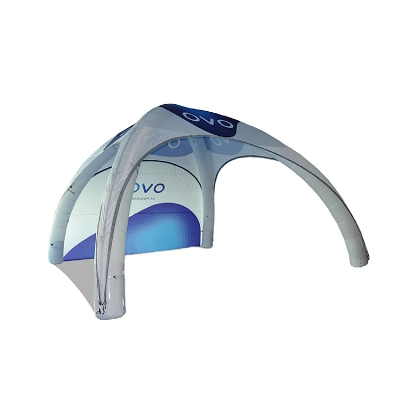 White color custom design inflatable canopy X tent