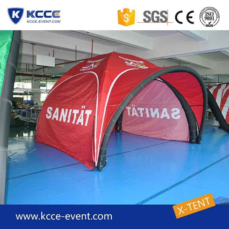 Pop up Inflatable Tent With Sun Shade and Sidewall family tent