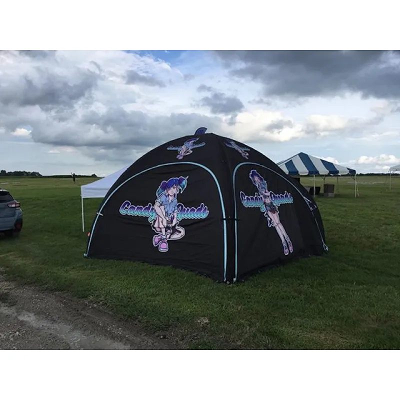China cheaper high quality advertising promotion trade show booth spider dome xgloo event inflatable tent