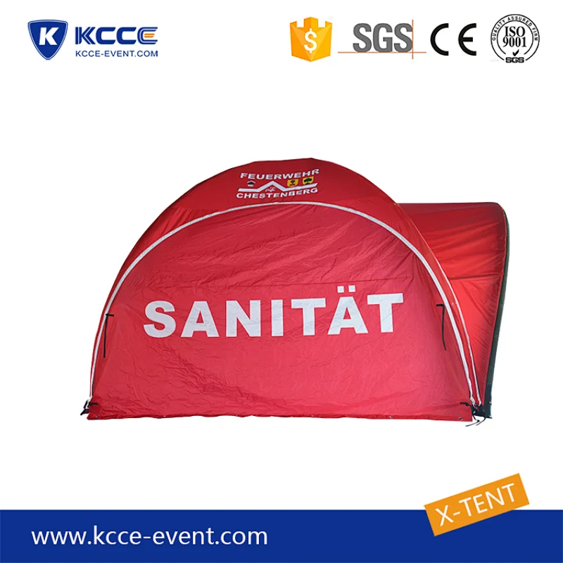 Pop up Inflatable Tent With Sun Shade and Sidewall family tent