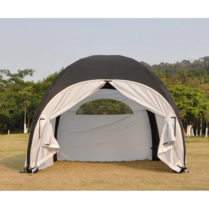 Easy pop up beach gazebo tent with side walls, inflatable party tent