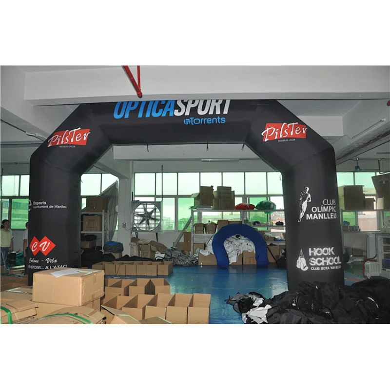 Promotional price sport oxford fabric inflatable arch