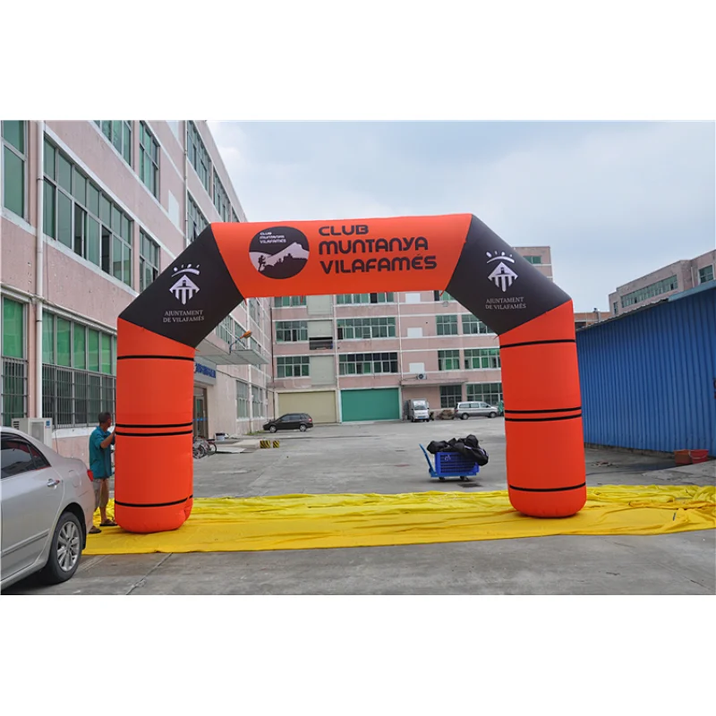 Promotional price sport oxford fabric inflatable arch
