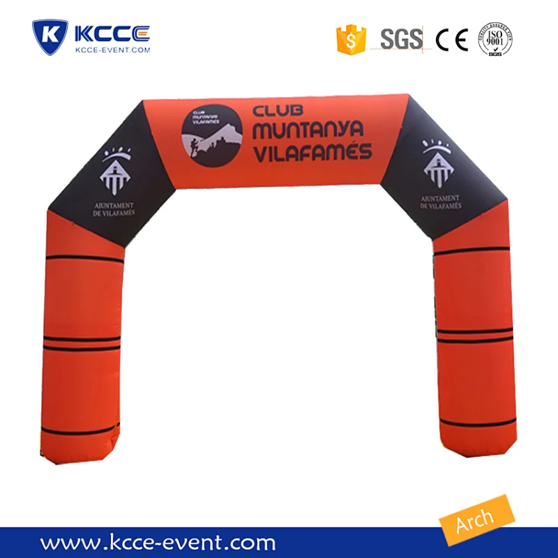 Promotional price sport oxford fabric inflatable arch