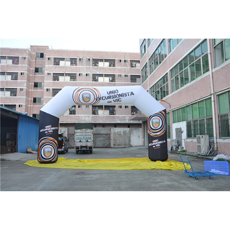Promotional price sport oxford fabric inflatable arch