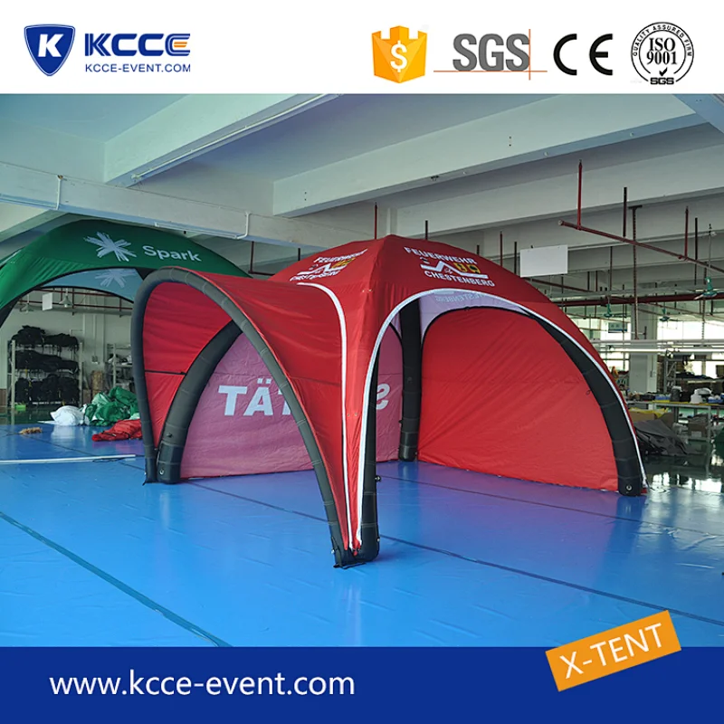 Pop up Inflatable Tent With Sun Shade and Sidewall family tent