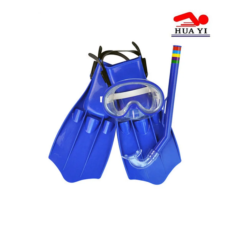 M27S79F56 diving mask snorkel with fins set