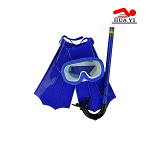 M24S80F65 diving mask snorkel with fins set