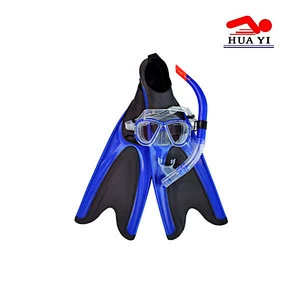 M48S40F62 diving mask snorkel with fins set