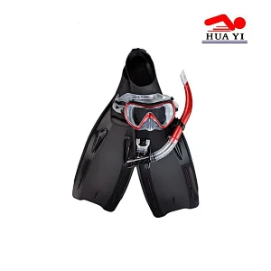 M47S46F59 diving mask snorkel with fins set