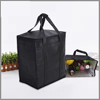 Amazon hot sell high quality foldable reusable shopping bags grocery tote bags