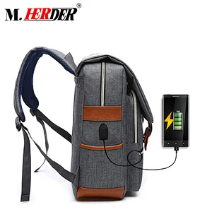 Manufacture wholesale cheap hot sell laptop bags backpack usb women waterproof college bags backpack USB charging port