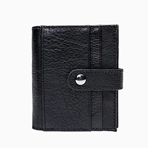 Hot Selling personalized gents unique premium soft vegetable tanned genuine cow leather wallets