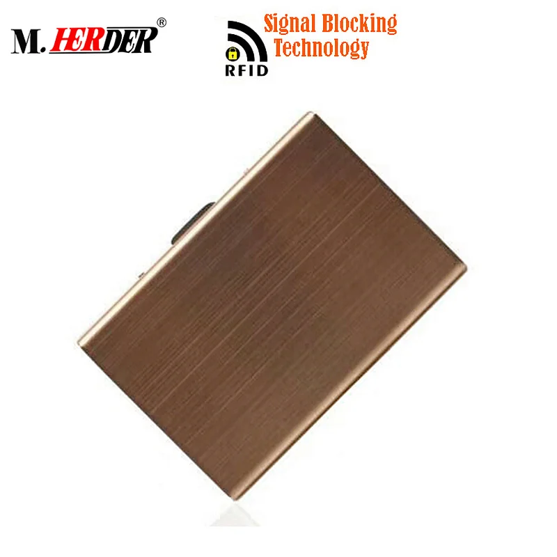Manufacture wholesale cheap hot sell business card holder with mirror waterproof business id credit card wallet holder