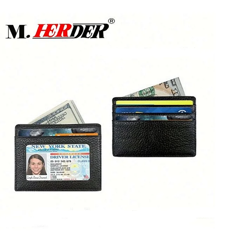 New product low price China Manufacturer leather card holder