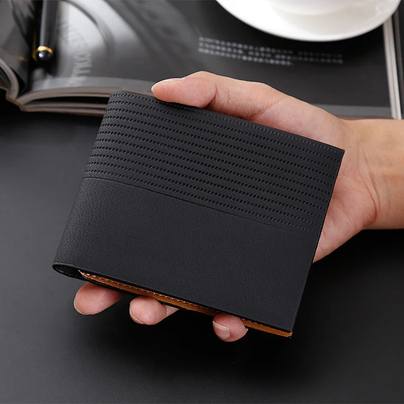 Wholesale best selling new  short style PU leather men's wallets,coin purses for man