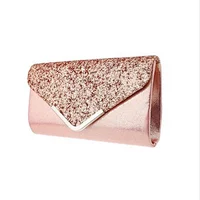 Amazon hot sell newest ladies wedding clutch simple evening handbag bag