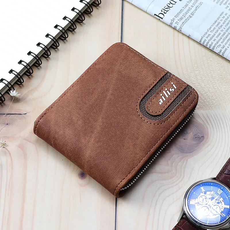 Amazon hot sell 2020 mens reflective wallet mens canvas wallet