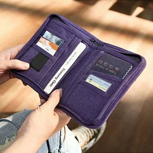 Factory Supplier Fashionable Travel Passport Holder Wallet