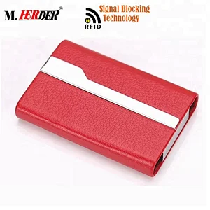 Amazon hot sale new coming business card holder metal case and gift set