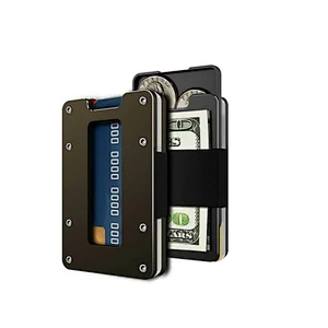 Amazon hot sale Men's Slim Minimalist Wallet Keys Cash Coin card holder