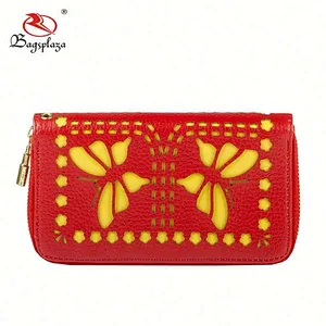 Manufacture wholesale cheap hot sell Golden supplier China factory sales wallet woman leather