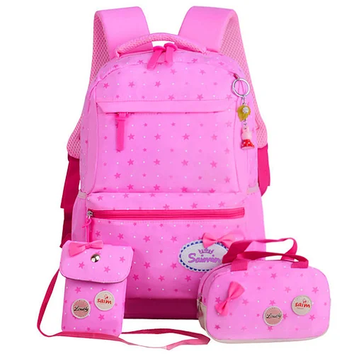 wholesale star printing children backpacks For Teenagers girls Lightweight waterproof school bags child orthopedics schoolbags