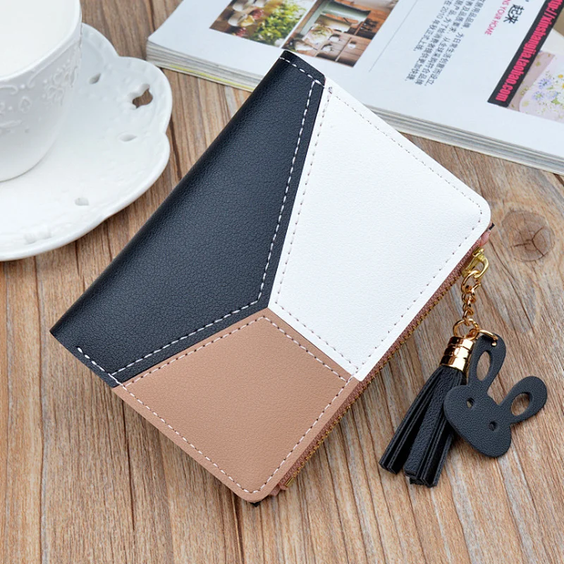 Fashion popular cheap price china factory direct sale short woman wallet