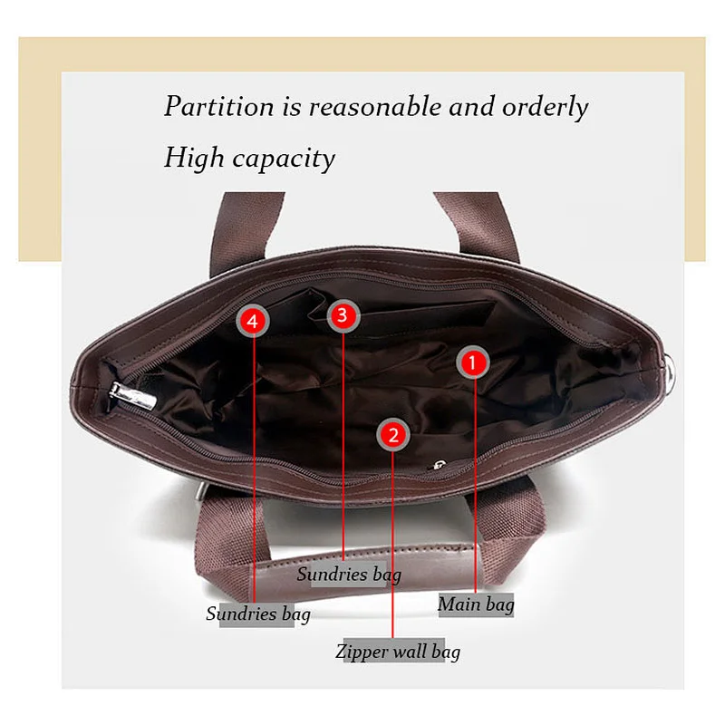 Amazon hot selling high quality wholesale China Manufacturer leather briefcase men