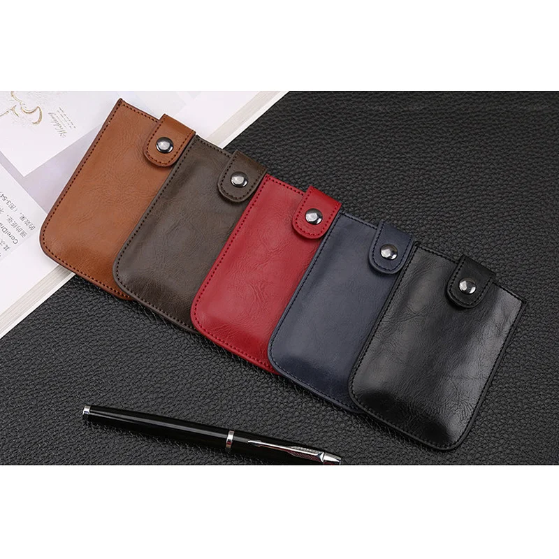 Wholesale Magnetic Card Holder Men Mini Slim Wallets Leather UltraTthin Wallets For Men Rfid Blocking Personalised