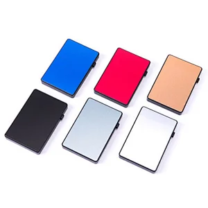 100% original fashion minimalist card holder customise trading card holder aluminum wallet and card holder unisex